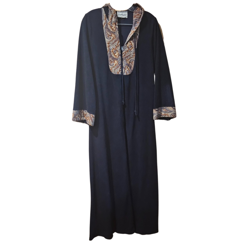 80s Hooded Lounge Caftan by IMPRESSION!